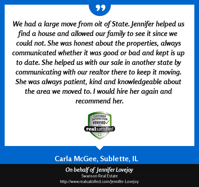 carla review for Jennifer Lovejoy