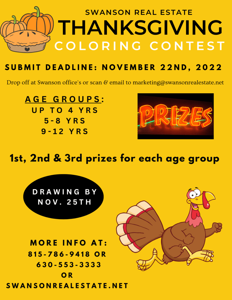 Thanksgiving 2022 COLORING CONTEST 2022