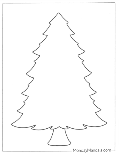 christmas tree coloring contest
