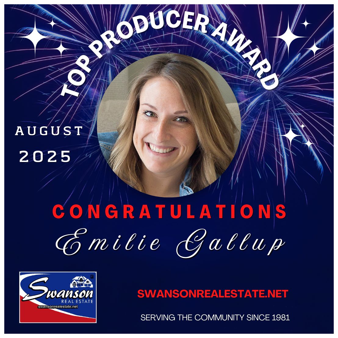 TOP PRODUCER August 2025