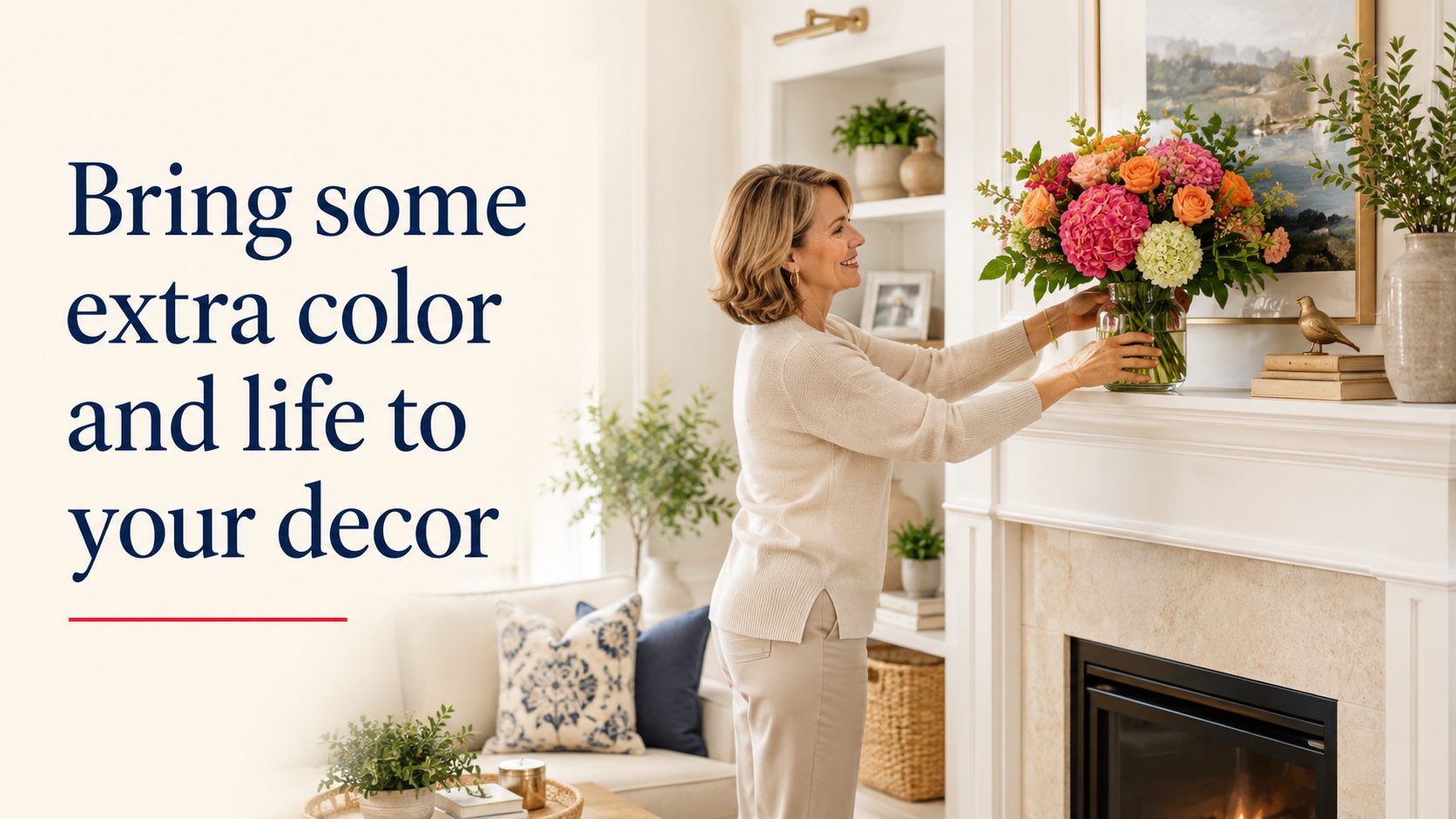 bring color into your decor